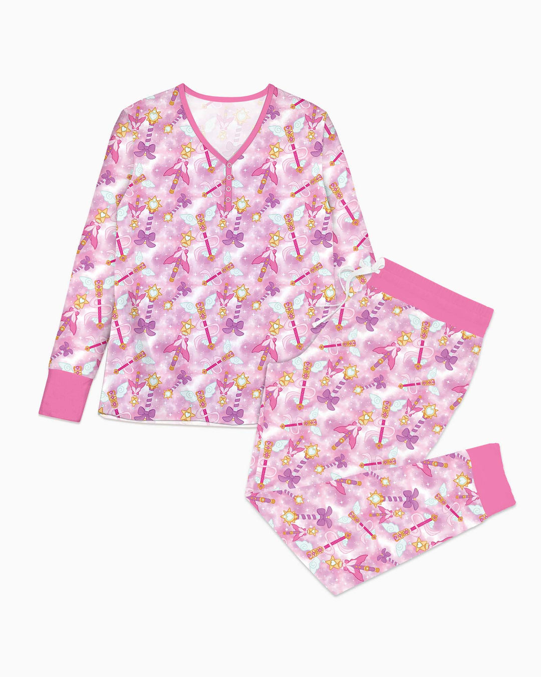 Vorlage Bambus Damen Pyjama Set