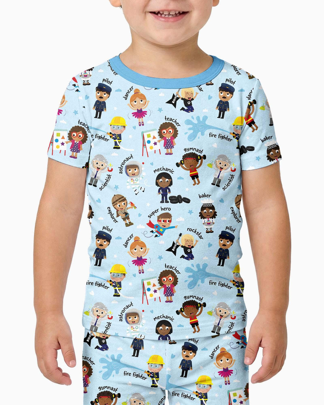 When I Grow Up Bamboo Two Piece Short Sleeve Pajama Set