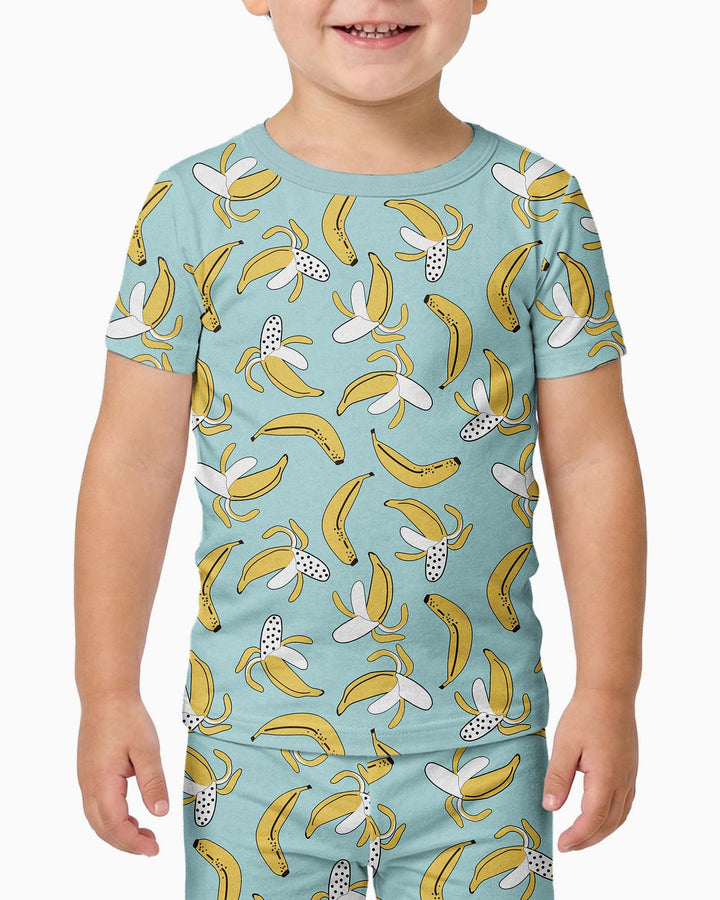 Bananas Bamboo Two Piece Short Sleeve Pajama Set