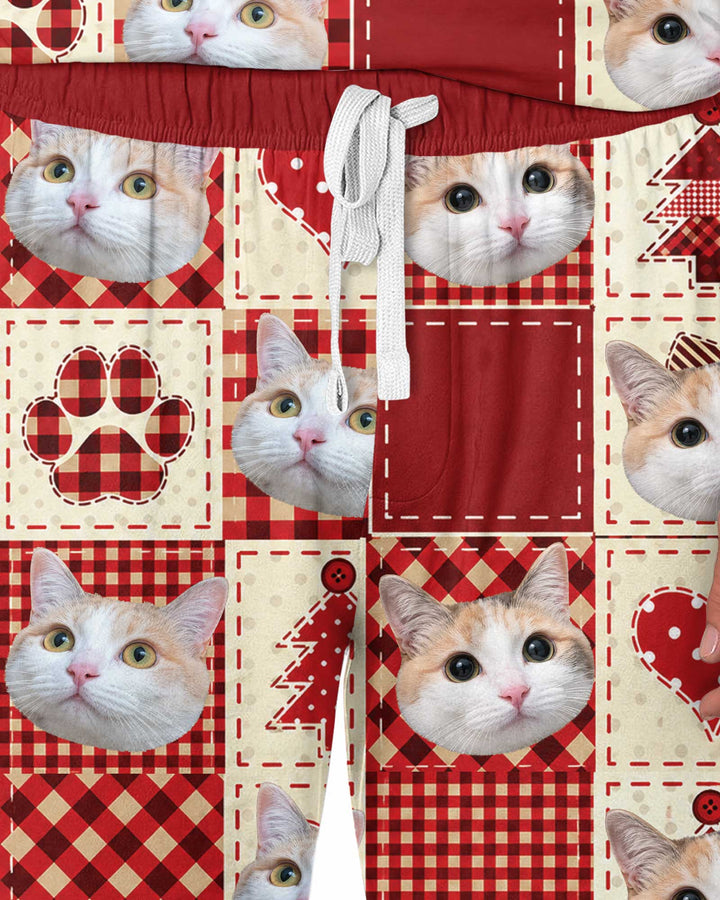 Christmas Ugly Pet Bamboo Men's Pajama Set