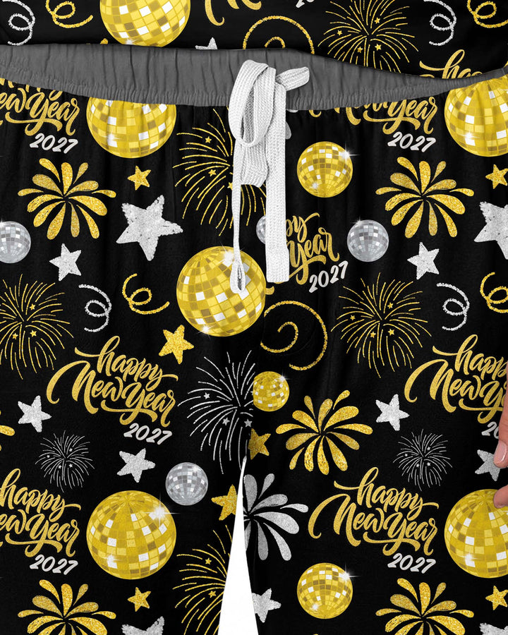 New Year's Eve Celebration 2027  Bamboo Men's Pajama Set