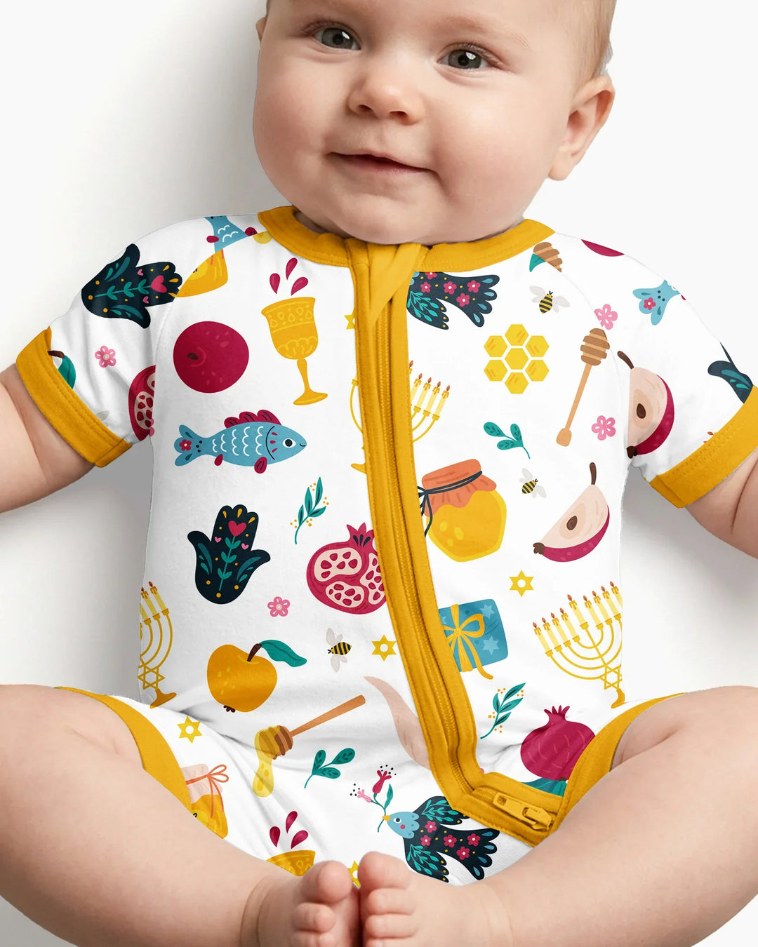 Shanah Tovah Party Bamboo Shorty Zippy