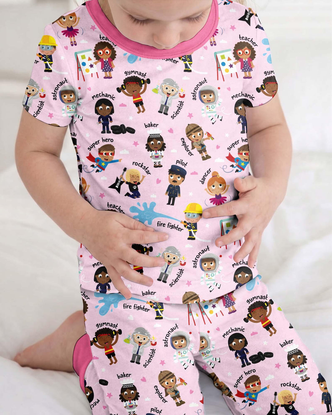 When I Grow Up Bamboo Two Piece Short Sleeve Pajama Set