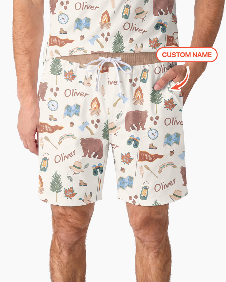 Conjunto de tractor de granja de bambú para hombres – Robusto y relajado