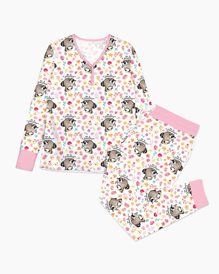 Be A Jimothy Family Matching Bamboo Women Pajama Set