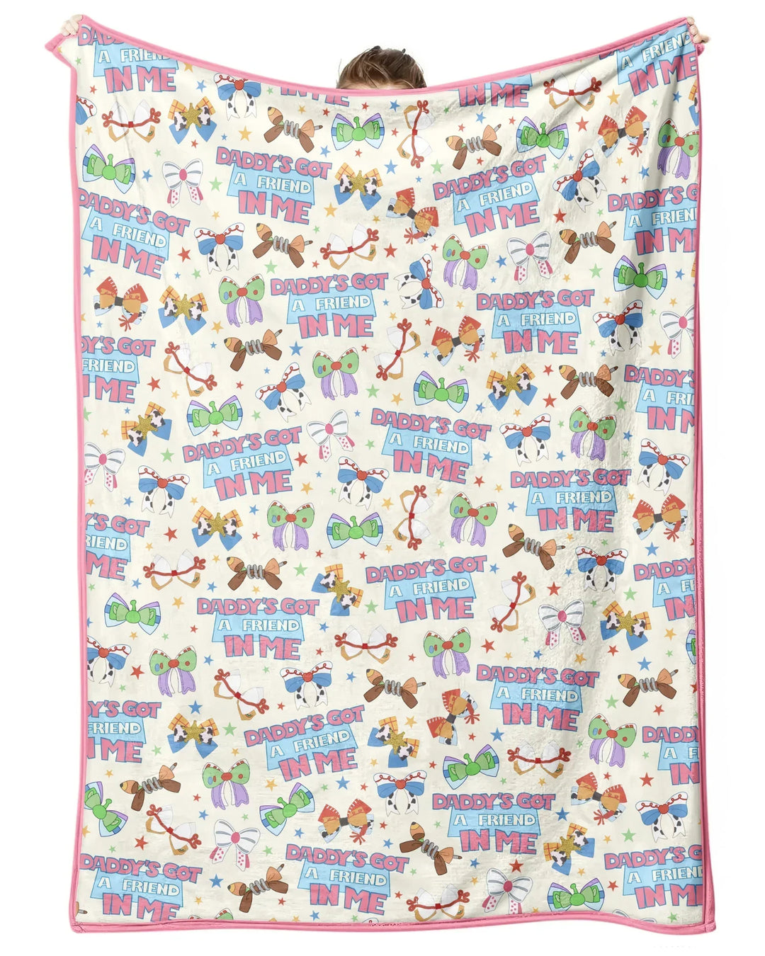 Daddy's Got A Friend In Me Bamboo Blanket