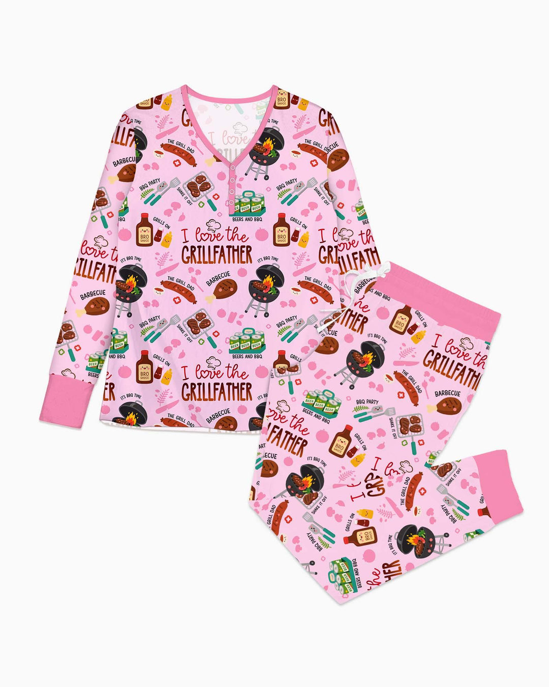 The Grill Father Family Matching Bamboo Women Pajama Set