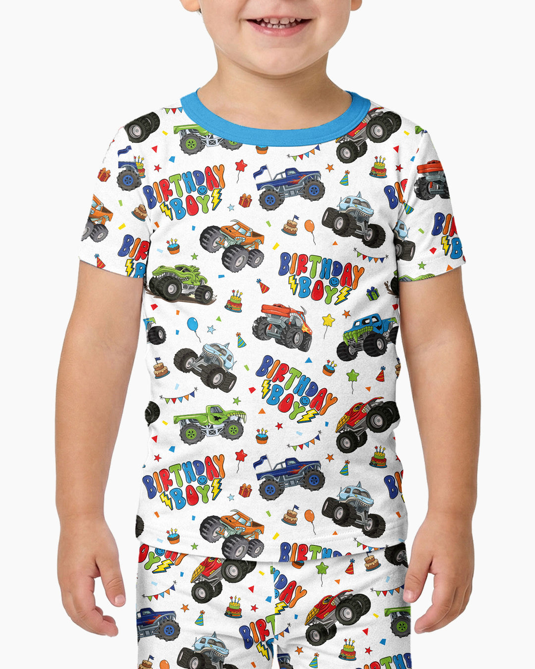 Conjunto de pijama de dos piezas de manga corta de bambú