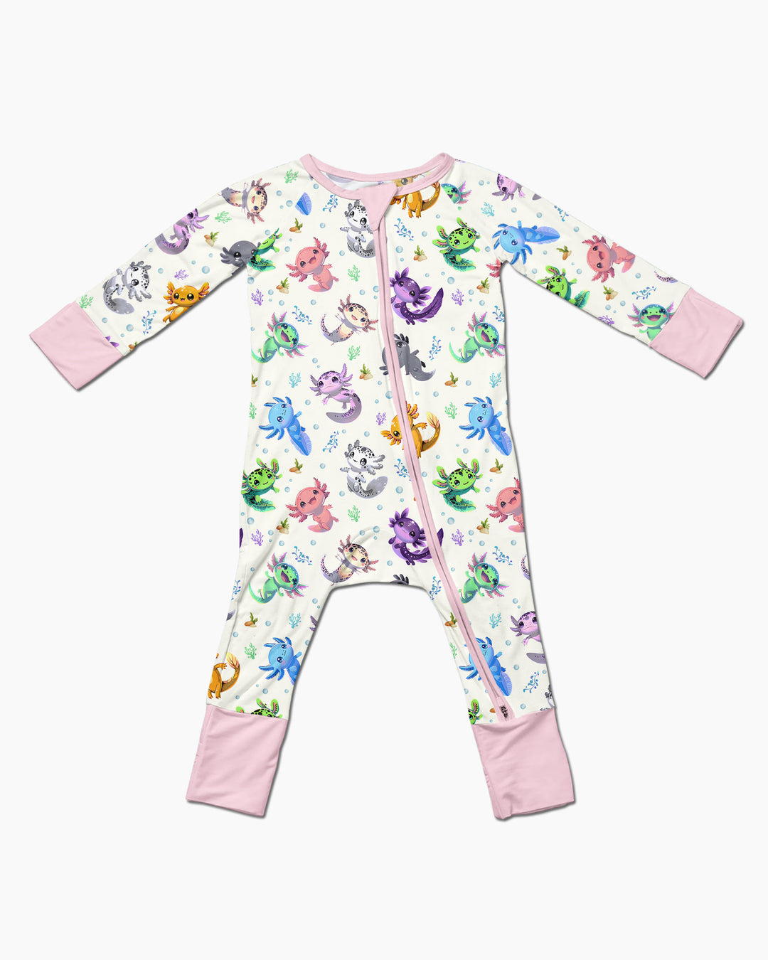I Love You Axolotl Bamboo Convertible Zippy