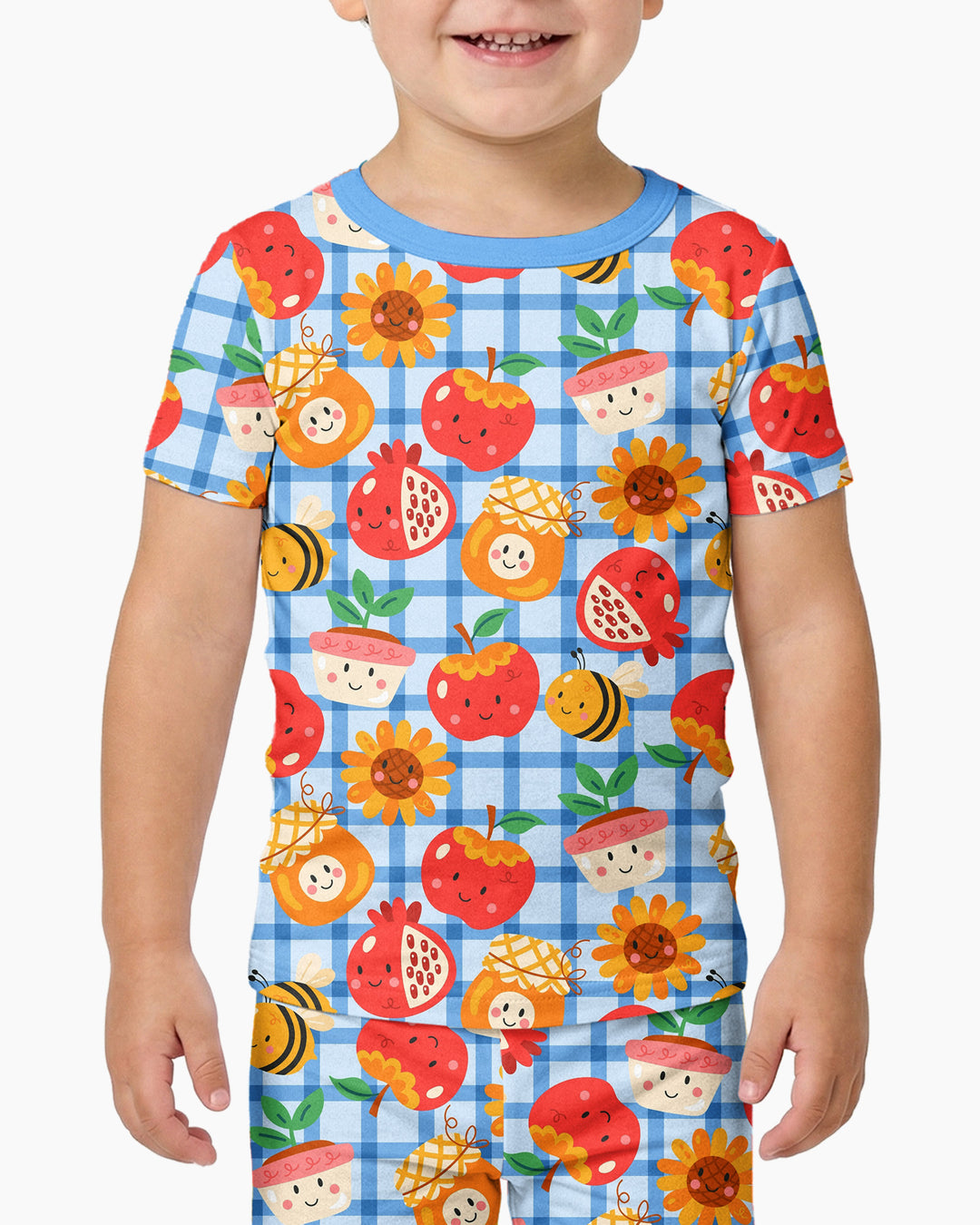 Sweet New Year Bamboo Two Piece Short Sleeve Pajama Set
