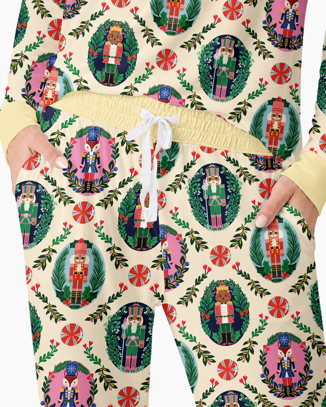Whimsical Nutcracker Bamboo Women Pajama Set