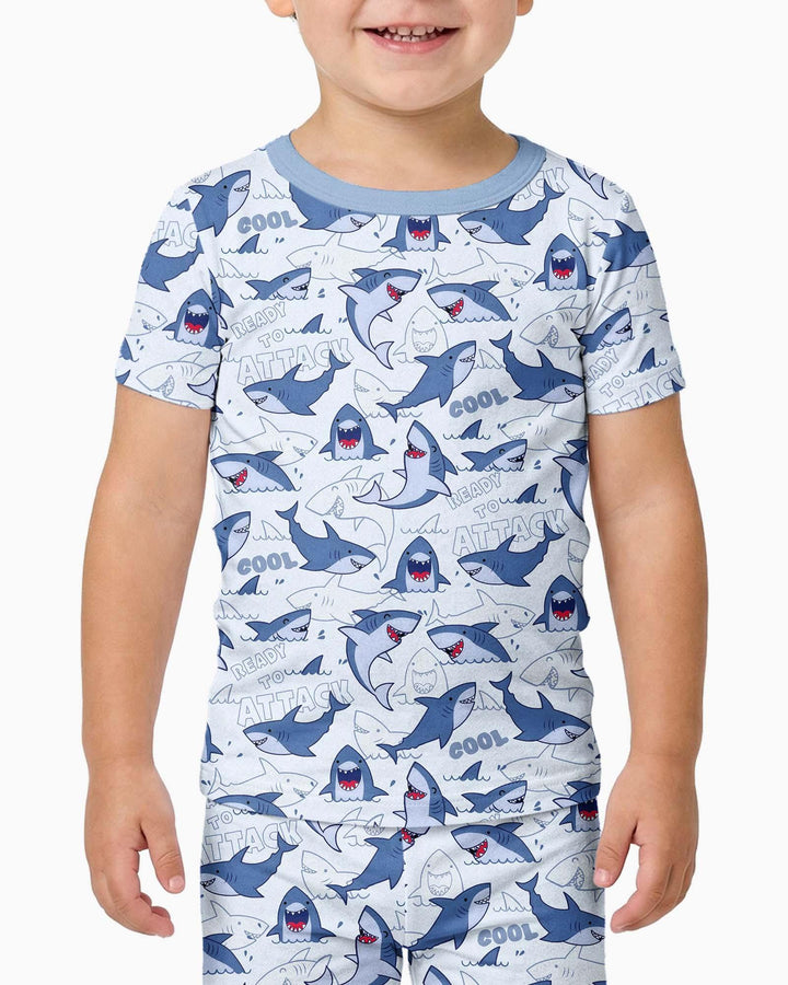 Zweiteiliges, kurzärmliges Pyjama-Set mit Marienkäfern