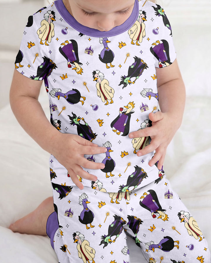 Evil Goose Bamboo Two Piece Short Sleeve Pajama Set