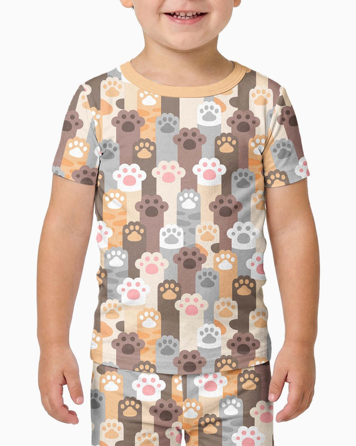 Grabby Paws Bamboo Two Piece Short Sleeve Pajama Set
