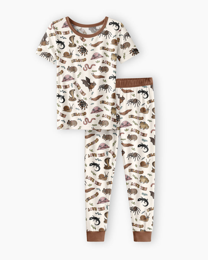 Love The Unloved Bamboo Two Piece Short Sleeve Pajama Set