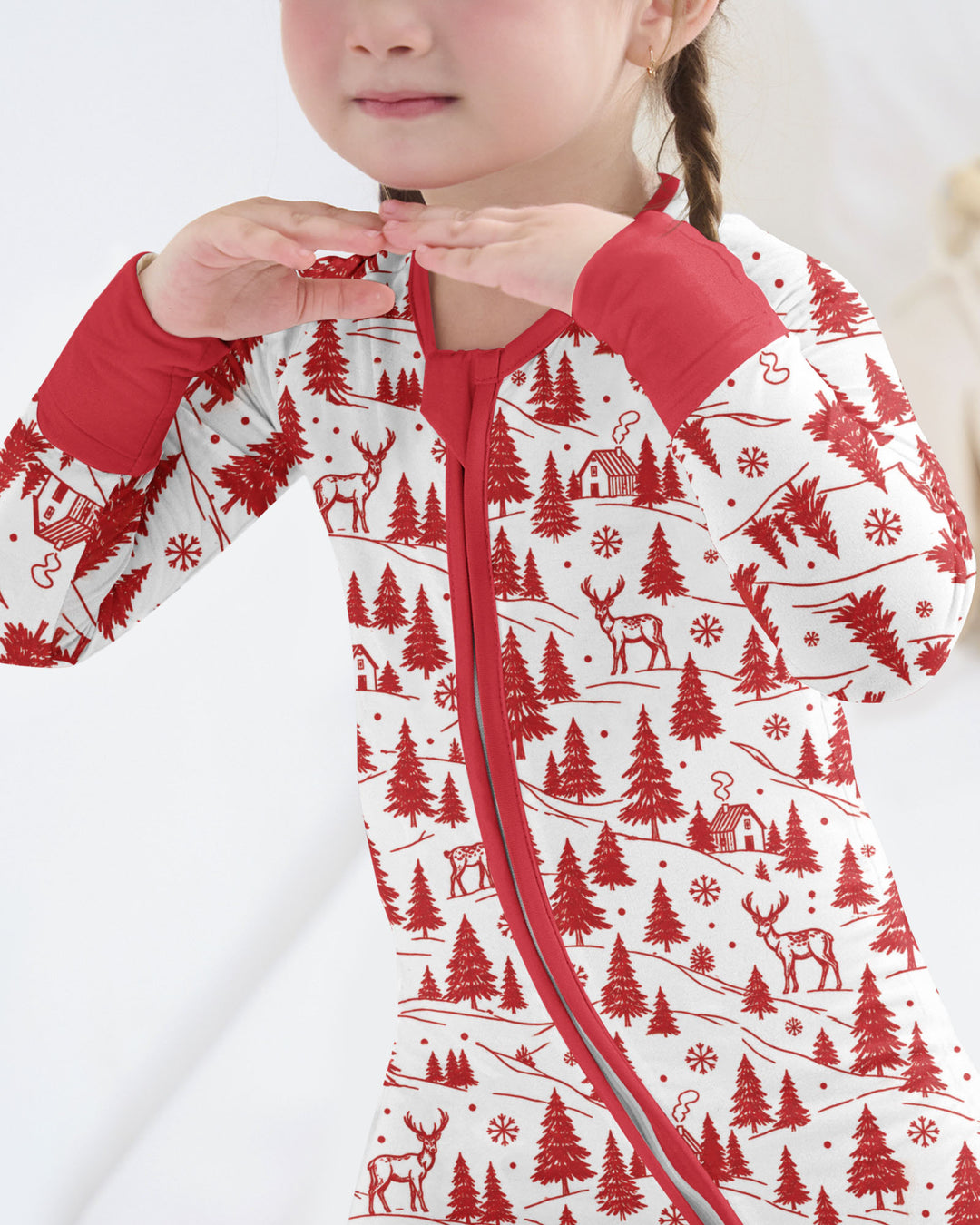 North Pole Train Bamboo Convertible Zippy