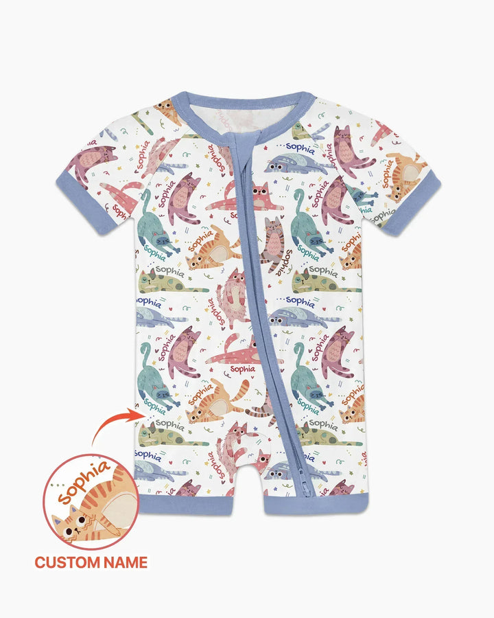 Cat Nap Crew Bamboo Shorty Zippy