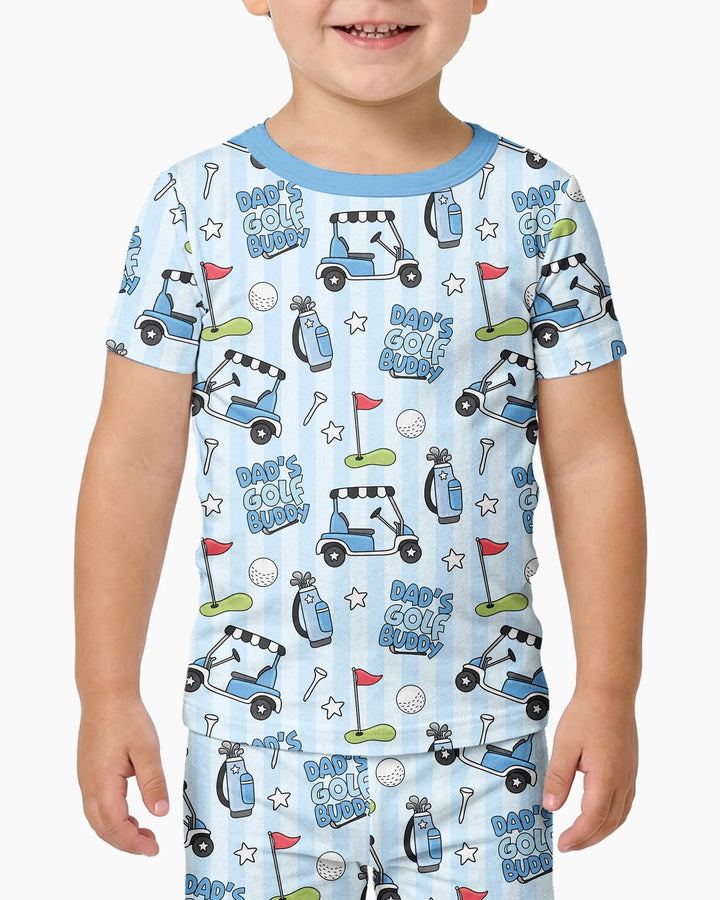 Dad's Golf Buddy Bamboo Two Piece Short Sleeve Pajama Set