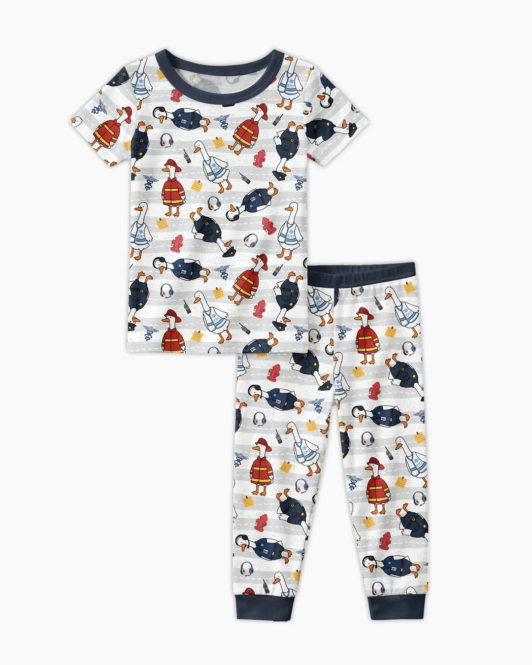 Zweiteiliges, kurzärmliges Pyjama-Set mit Marienkäfern
