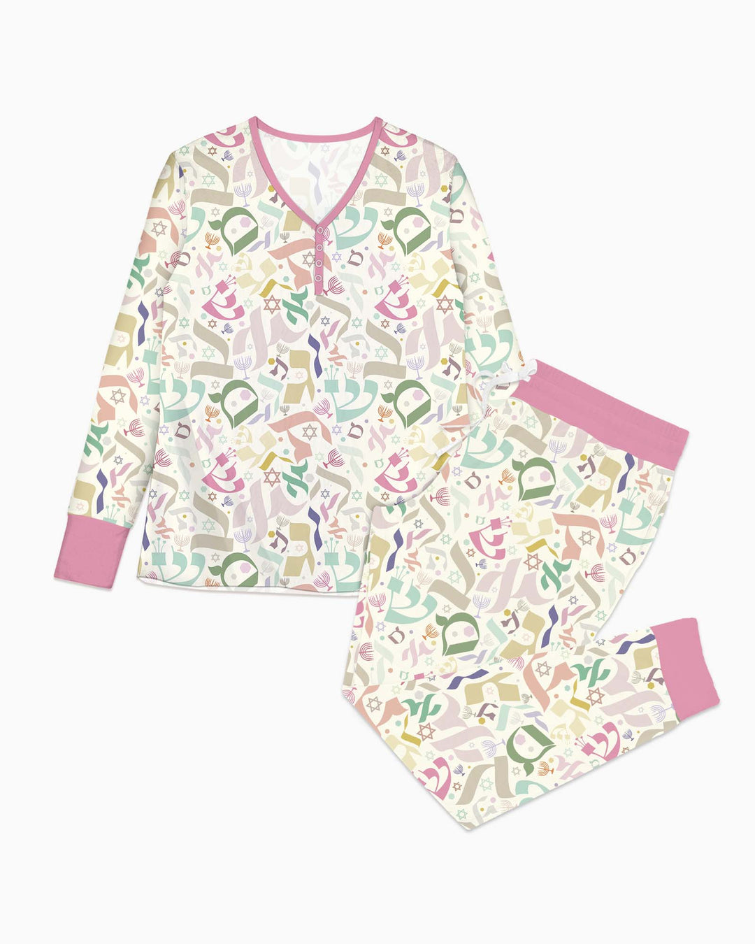 Vorlage Bambus Damen Pyjama Set