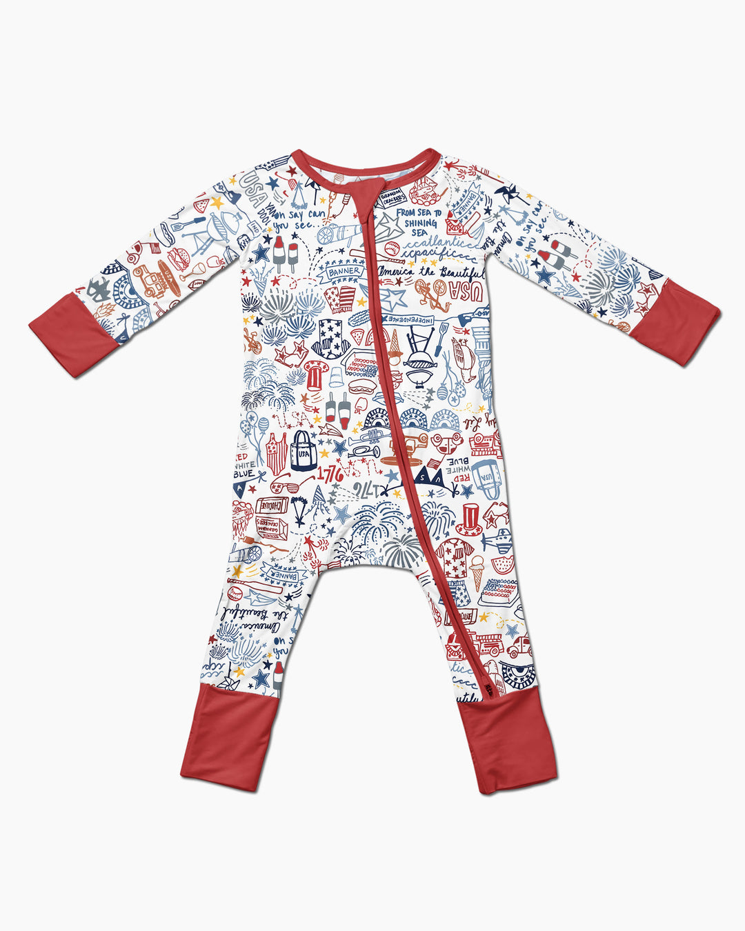 Liberty Doodle 250th Family Matching Bamboo Convertible Zippy
