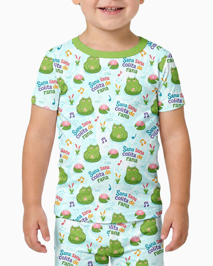 Sana Sana Colita De Rana Bamboo Two Piece Short Sleeve Pajama Set
