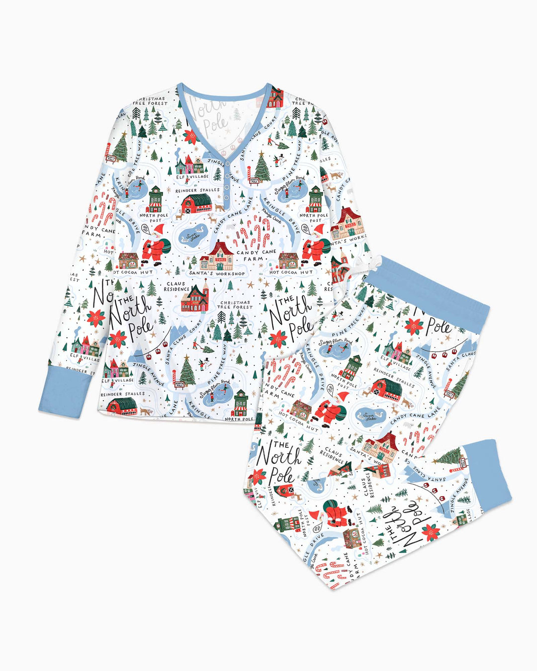 Vorlage Bambus Damen Pyjama Set