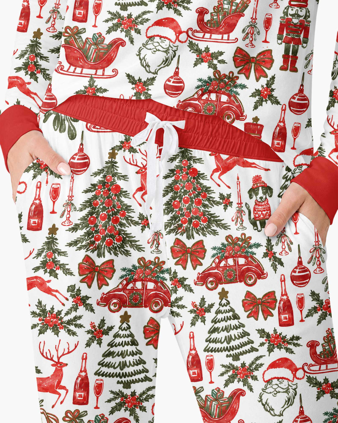 A Very Vintage Christmas Bamboo Women Pajama Set