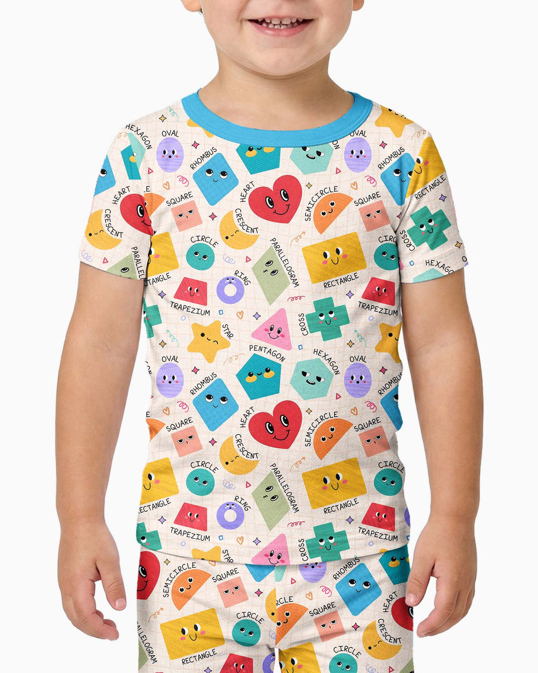 Zweiteiliges, kurzärmliges Pyjama-Set mit Marienkäfern