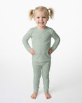 Zweiteiliges Bambus-Pyjama-Set in Jet Stream