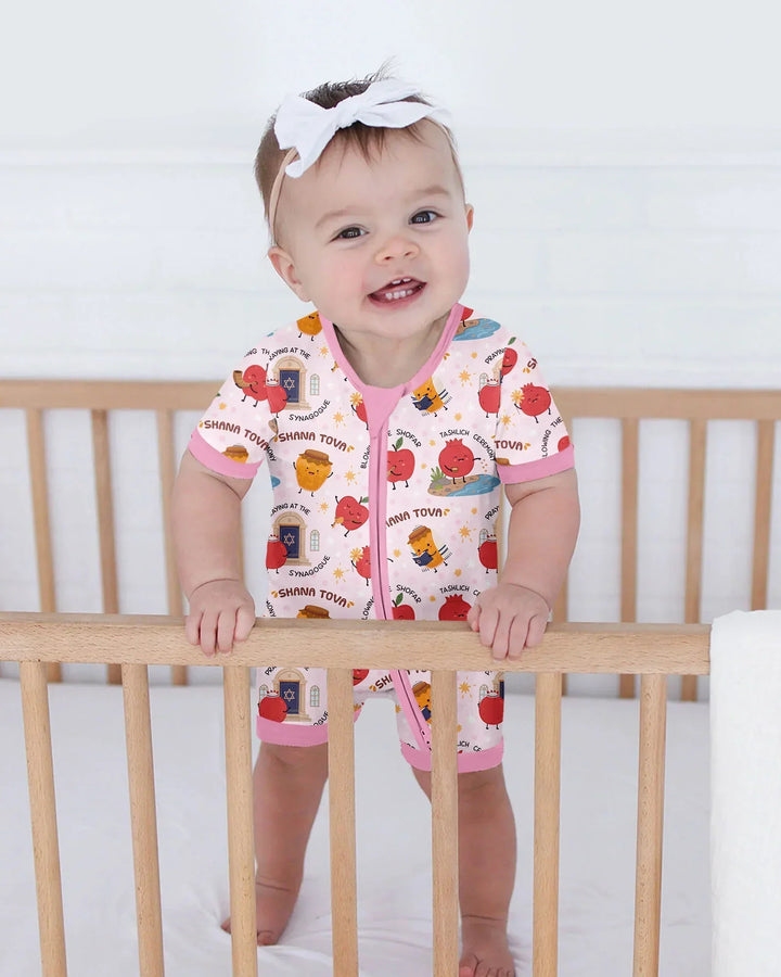 Sweet Sacred Moments Family Matching Bamboo Shorty Zippy