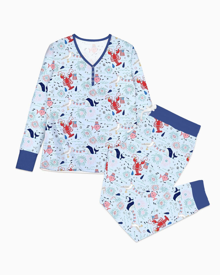 Vorlage Bambus Damen Pyjama Set