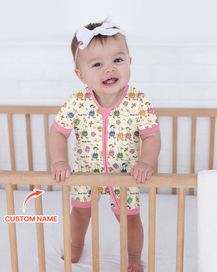 Psalm 23:6 Matching Family Bamboo Shorty Zippy
