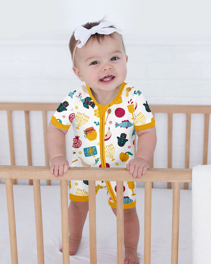 Shanah Tovah Party Bamboo Shorty Zippy