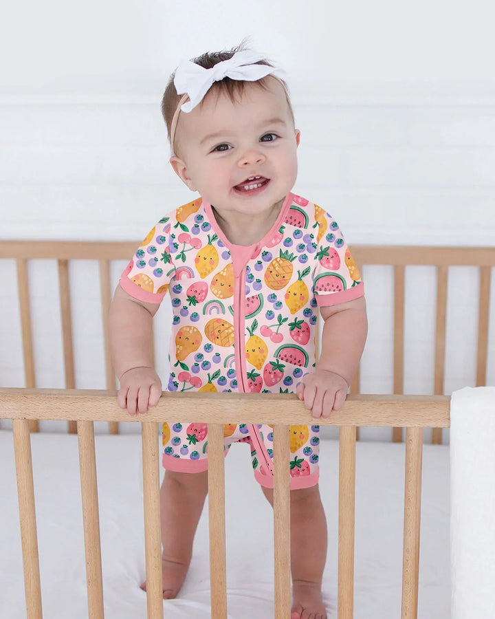 Fruitie Cuties Family Matching Bamboo Shorty Zippy