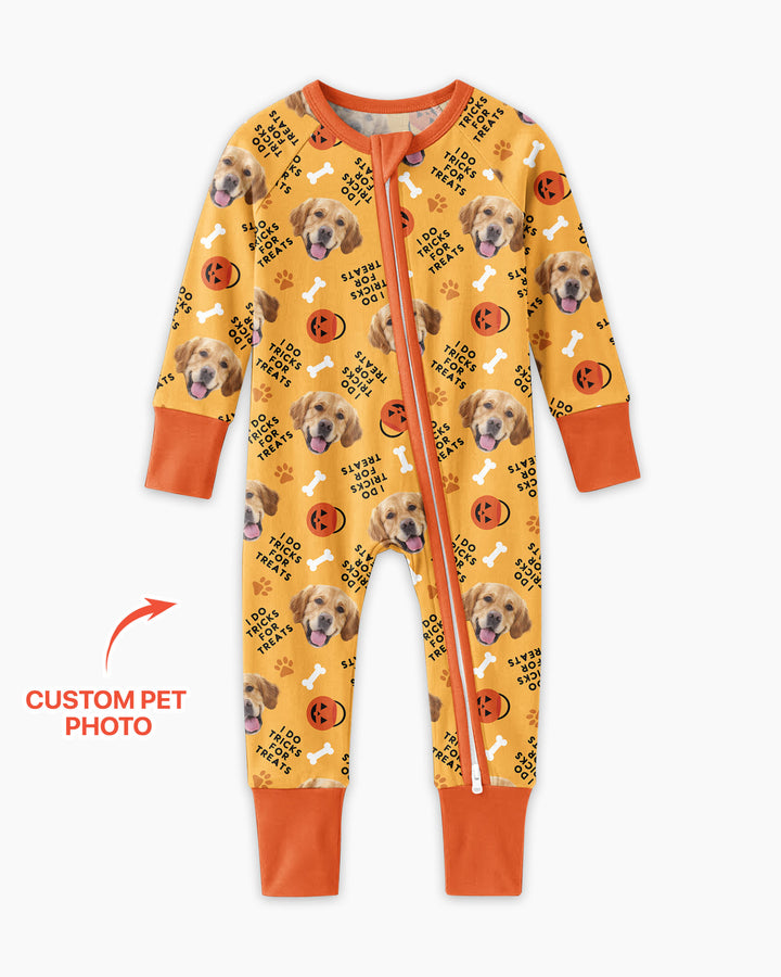 Custom Pet Photo Tricks for Treats  Bamboo Convertible Zippy