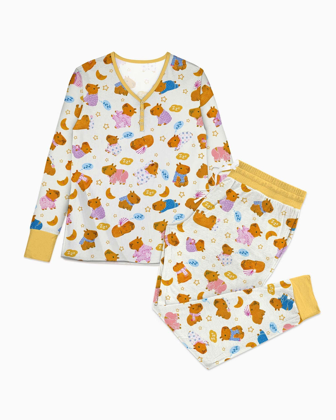 Capyjama Family Matching Bamboo Women Pajama Set