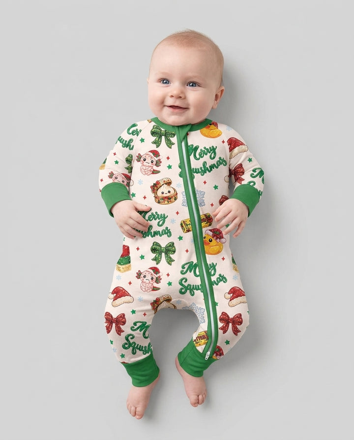 Merry Squishmas Bamboo Convertible Zippy