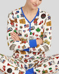 Soccer Cup 2026 Family Matching Bamboo Women Pajama Set