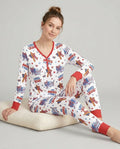 Vorlage Bambus Damen Pyjama Set