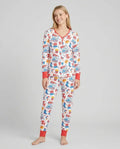 Red White & 250 Bamboo Women Pajama Set
