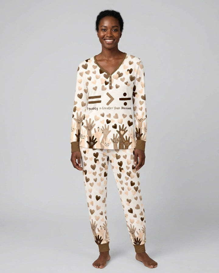 Vorlage Bambus Damen Pyjama Set