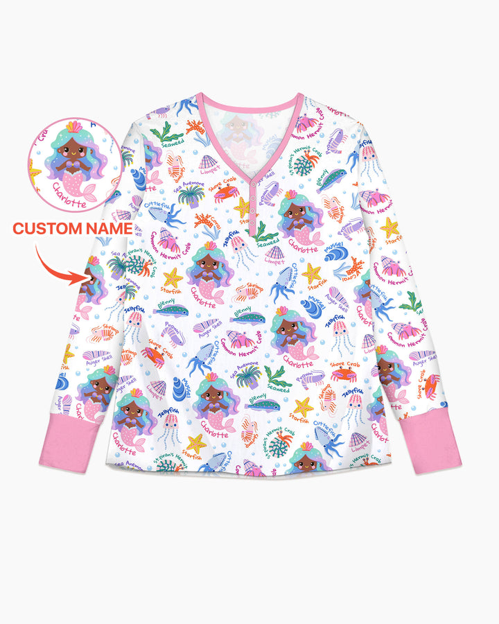 Plantilla Pijama de Bambú Personalizado para Mujer