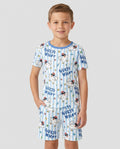 Guess What? Chicken Butt! Bamboo Two Piece Short Sleeve Shorts Pajama Set