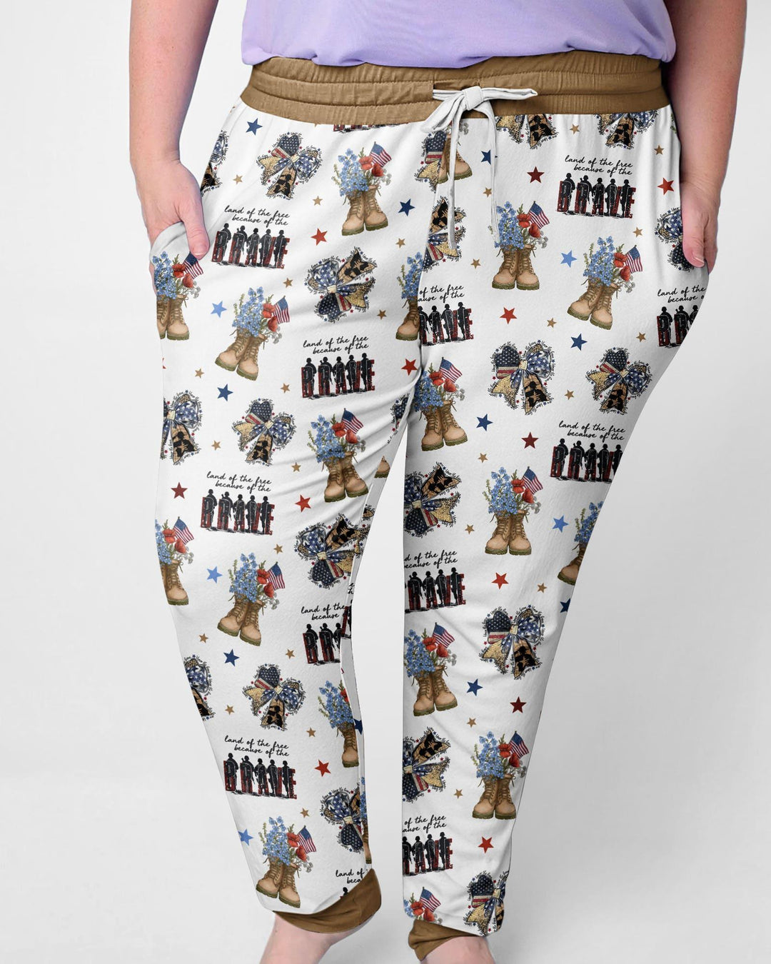 Honor the Brave Family Matching Bamboo Women Pajama Set