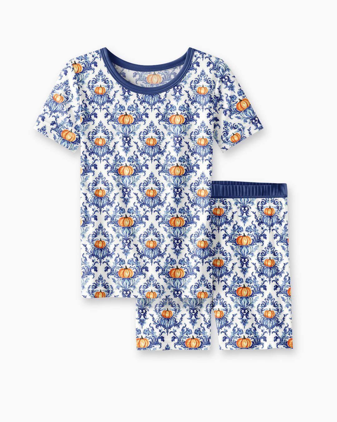 Schlafanzug-Set zweiteilig, kurze Ärmel, kurze Hose, Bambus