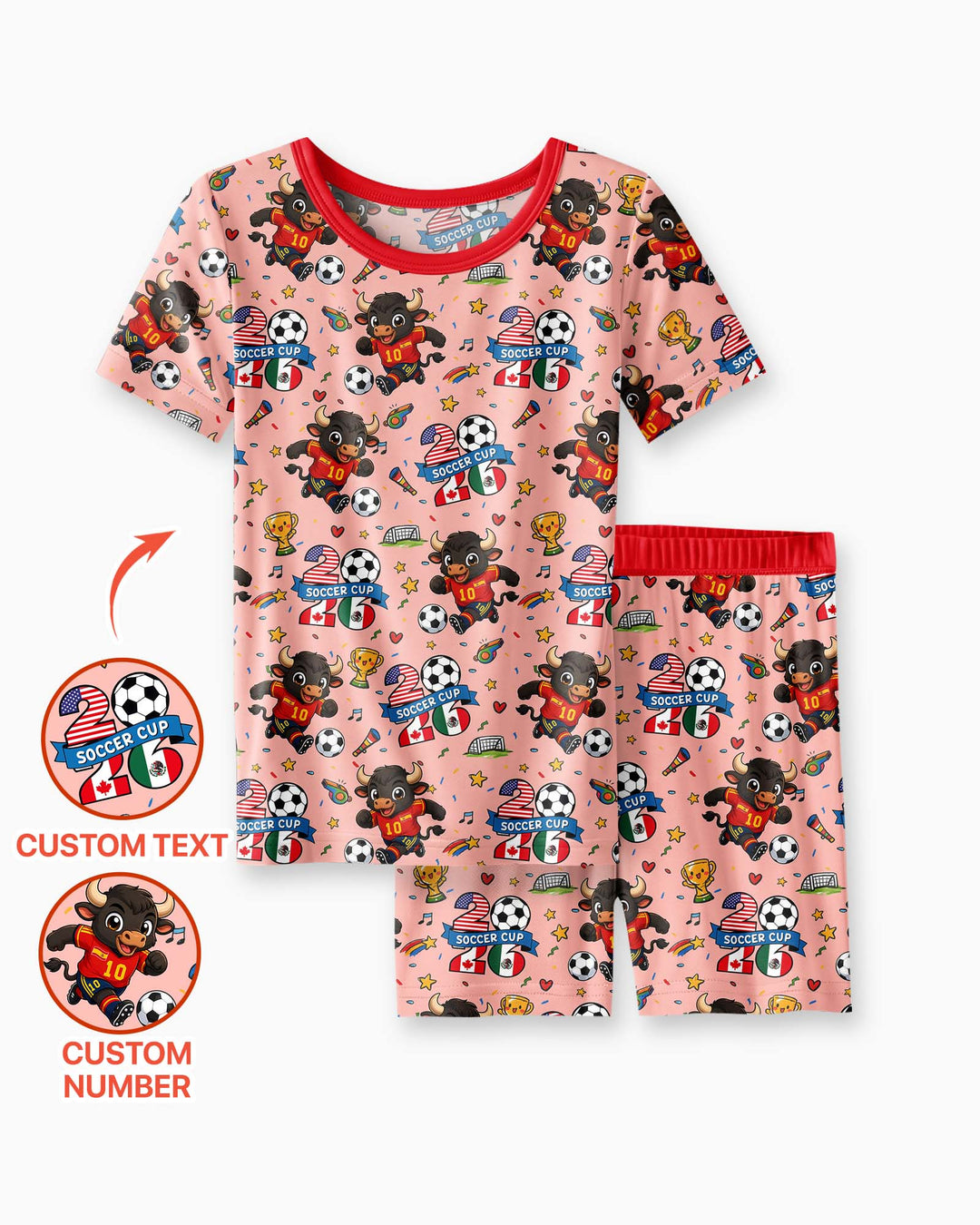 Conjunto de Pijama de Dos Piezas de Bambú con Mangas Cortas y Pantalones Cortos
