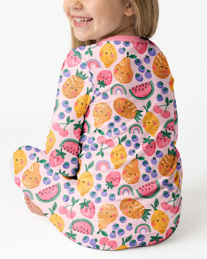 Conjunto de pijama de dos piezas de bambú de manga larga
