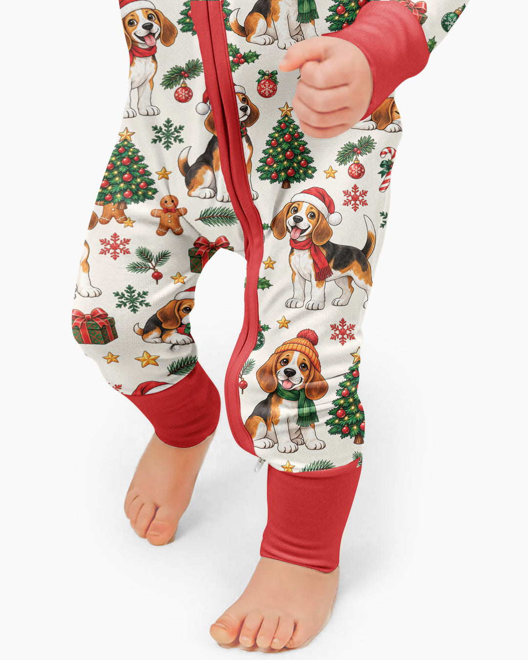 Santa Paws Beagle Bamboo Convertible Zippy