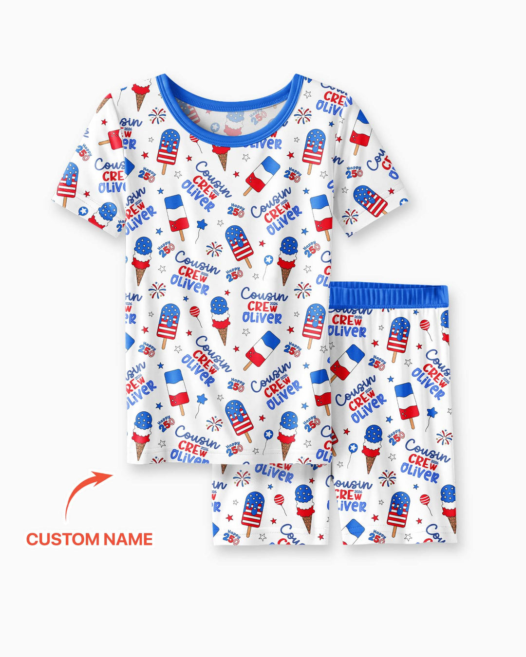 Conjunto de Pijama de Dos Piezas de Bambú con Mangas Cortas y Pantalones Cortos